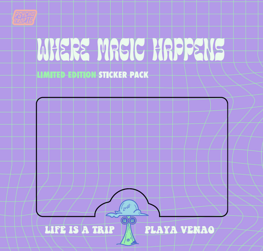 Life is a trip Venao (Sticker pack)