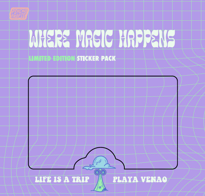 Life is a trip Venao (Sticker pack)